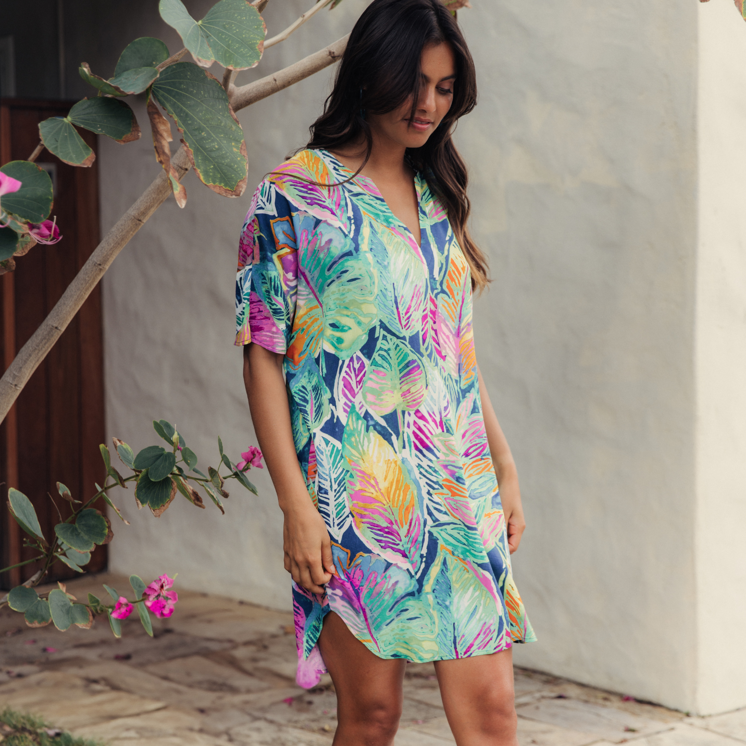 Short Casablanca Dress - Capri