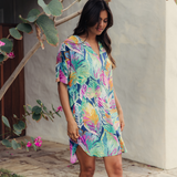 Short Casablanca Dress - Capri