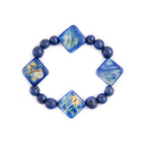 Tagua Nut Tonia Bracelet - Royal Blue
