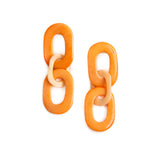 Tagua Nut Bri Earrings - Melon