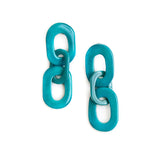 Tagua Nut Bri Earrings - Turquoise