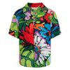 Boys Rayon Shirt: XS(4/5 - L(12/14) - Flower Vibes