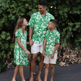 Girls' Hattie Dress: XS (4/5) - L (12/14) - Koa Green