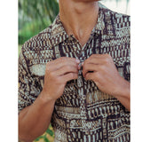 Men's Retro Shirt - Kahili Brown