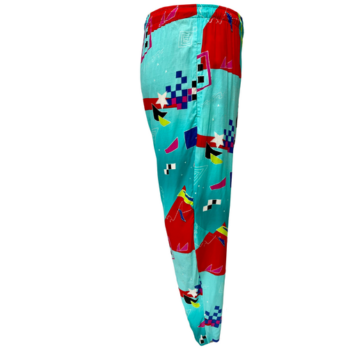 1987 Abstraction Retro Pants