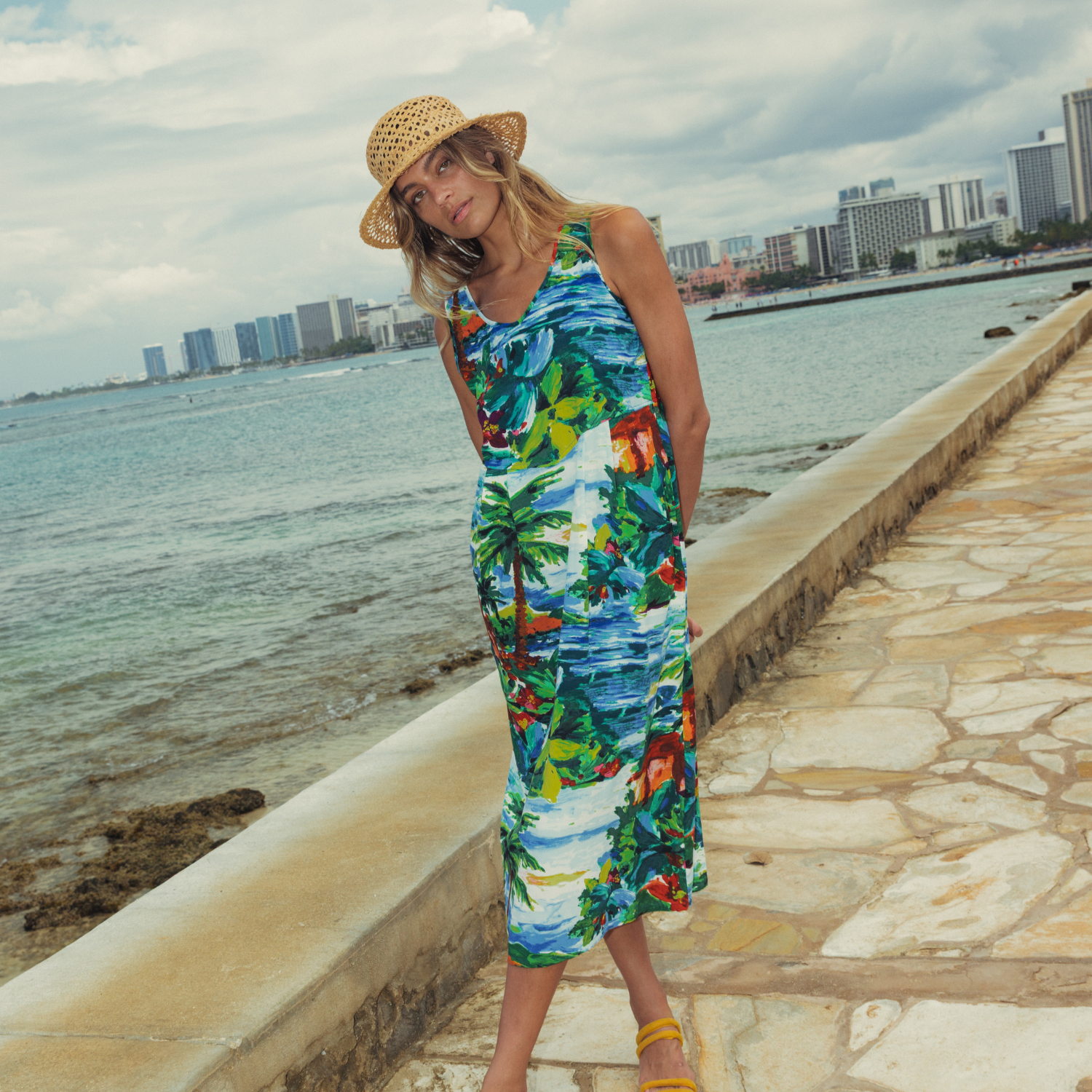 Janice Dress - Palm Villa