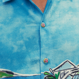 Men's Retro Shirt - Royal Resort