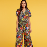 Wide Leg Cropped Pants - Montage