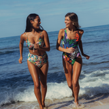 Women's One Piece Swimsuit - Flower Vibes