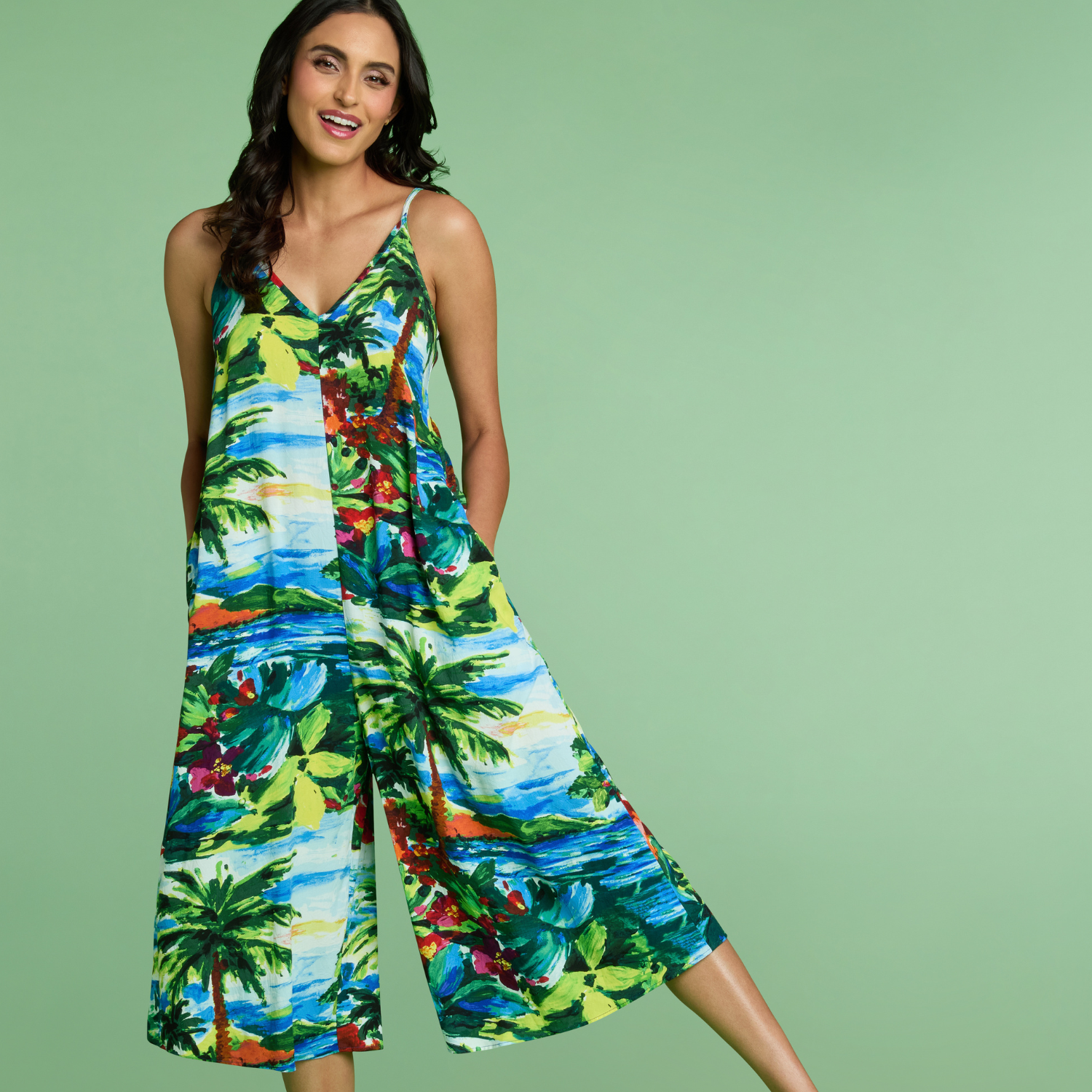 Easy Jumpsuit - Palm Villa