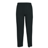 Women's Solid Rayon Pants - Black