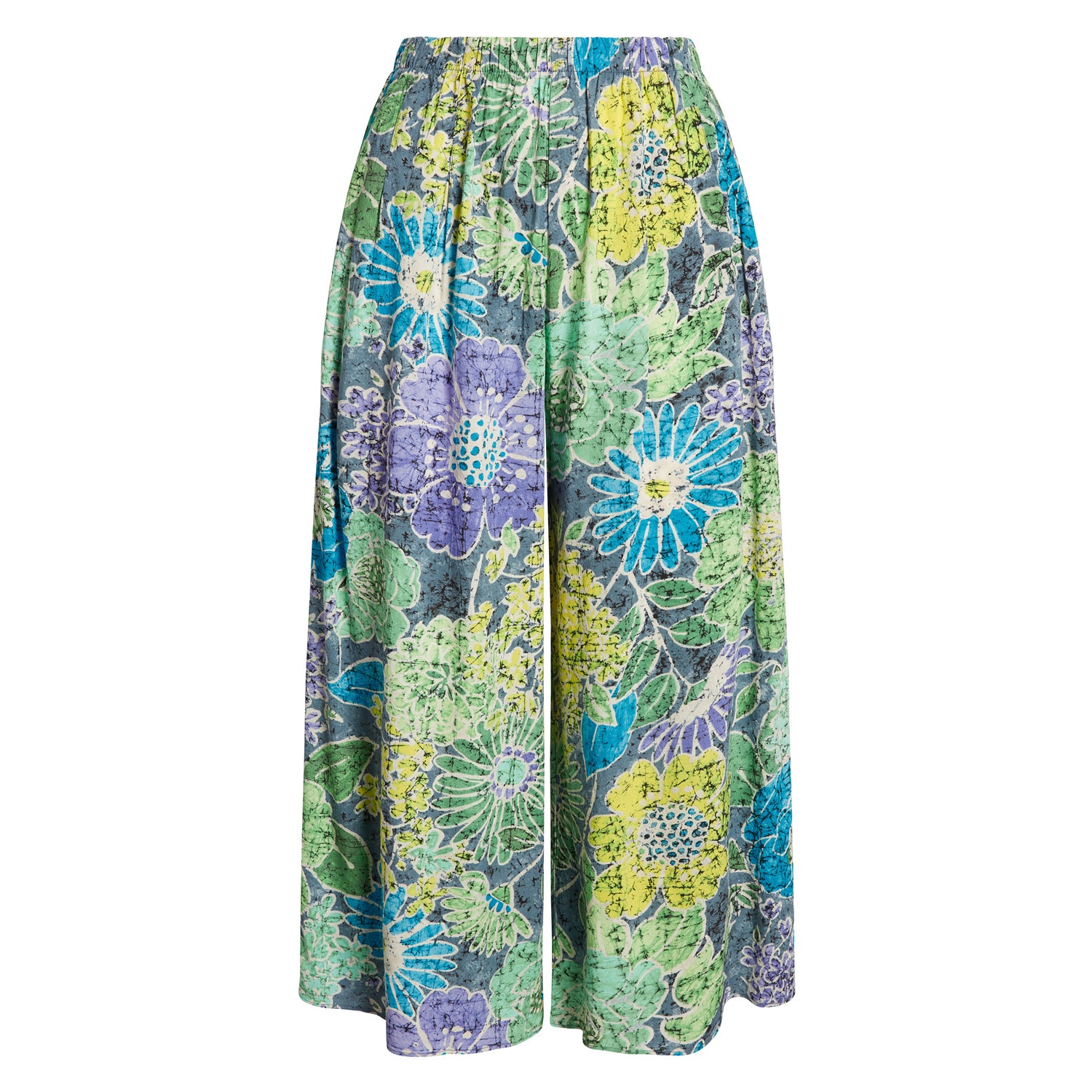 Wide Leg Cropped Pants - Wabi Sabi