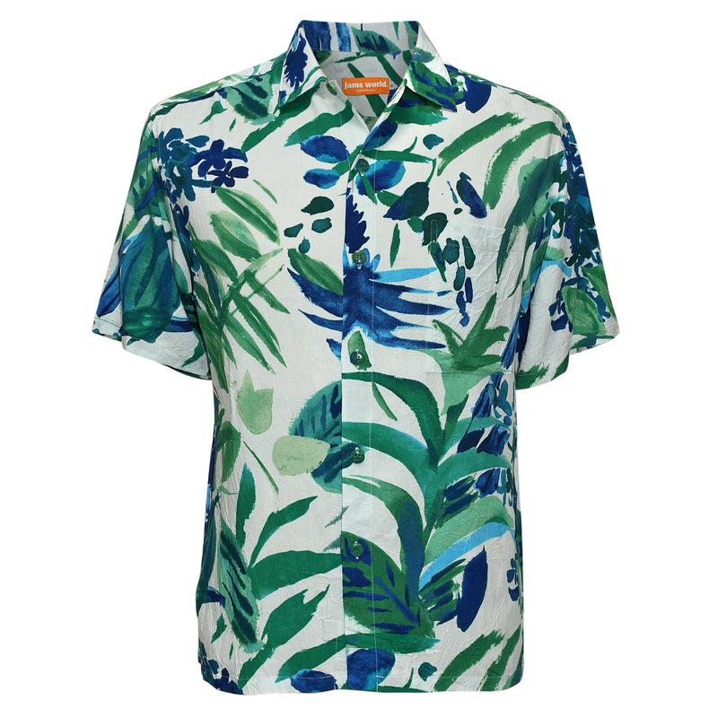 Men's Retro Shirt - Topiary Aqua