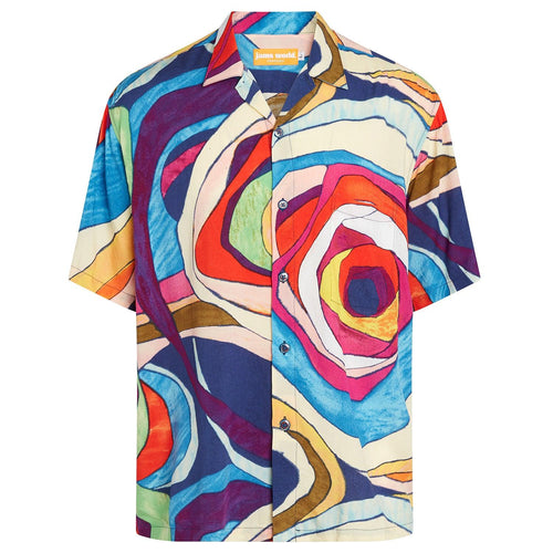 Men's Retro Shirt - Chrome Rose - jamsworld.com