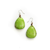 Tagua Nut Andrea Earrings - Yellow