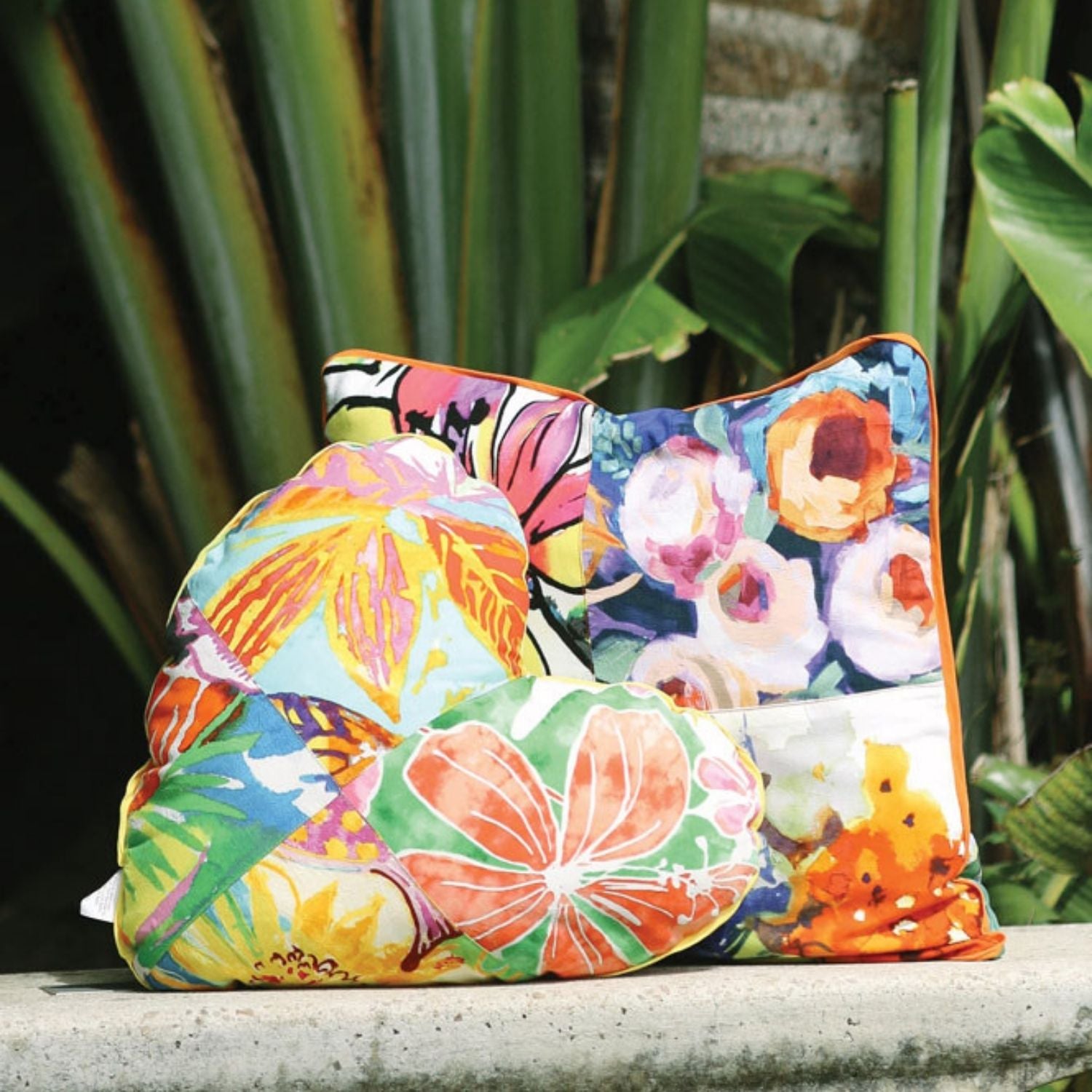 Patchwork Square Pillow Cover