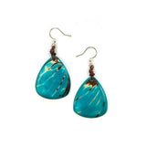 Tagua Nut Andrea Earrings - Yellow