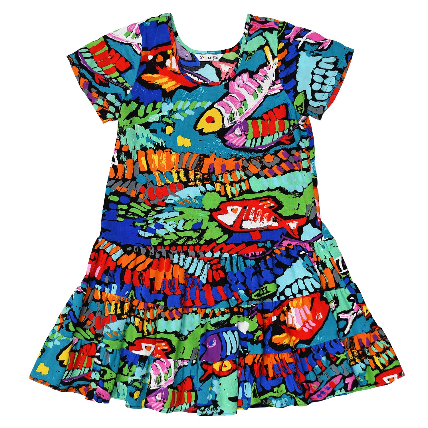 Girls' Hattie Dress: XS (4/5) - L (12/14) - Reef