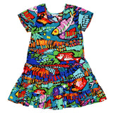 Girls' Hattie Dress: XS (4/5) - L (12/14) - Reef