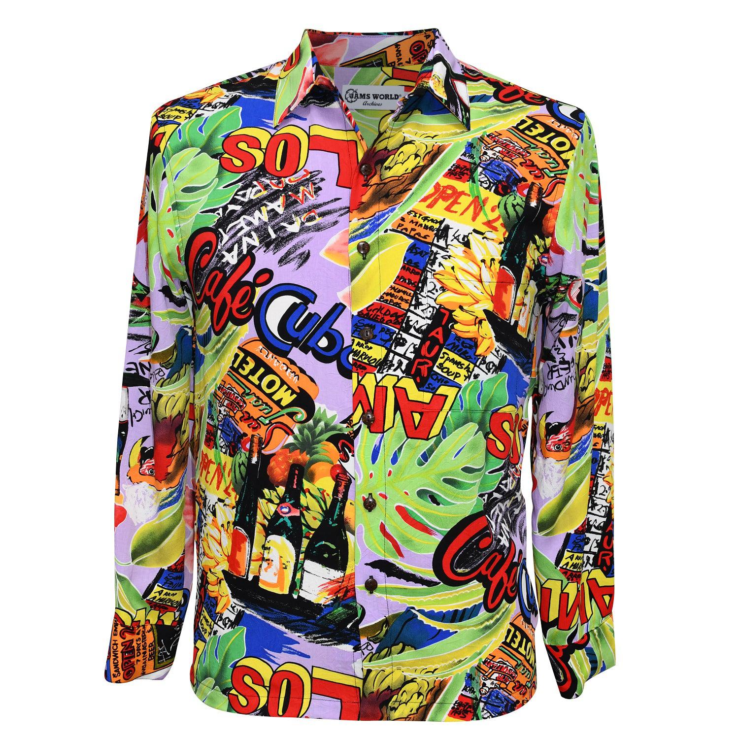 Unisex Long Sleeve Shirt - Cafe Cubano