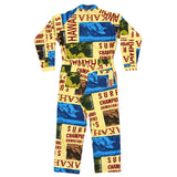 Surf Line Hawaii Vintage Mechanic Suit - Surf Contest Yellow