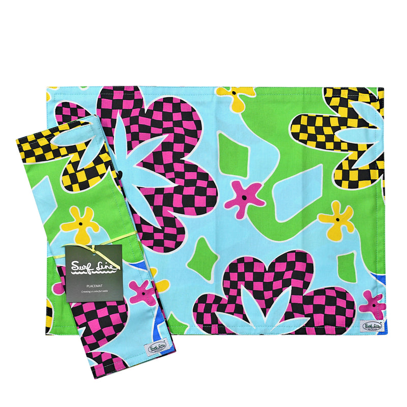 Surf Line Hawaii Reversible Placemat (Set of 2) - Clash