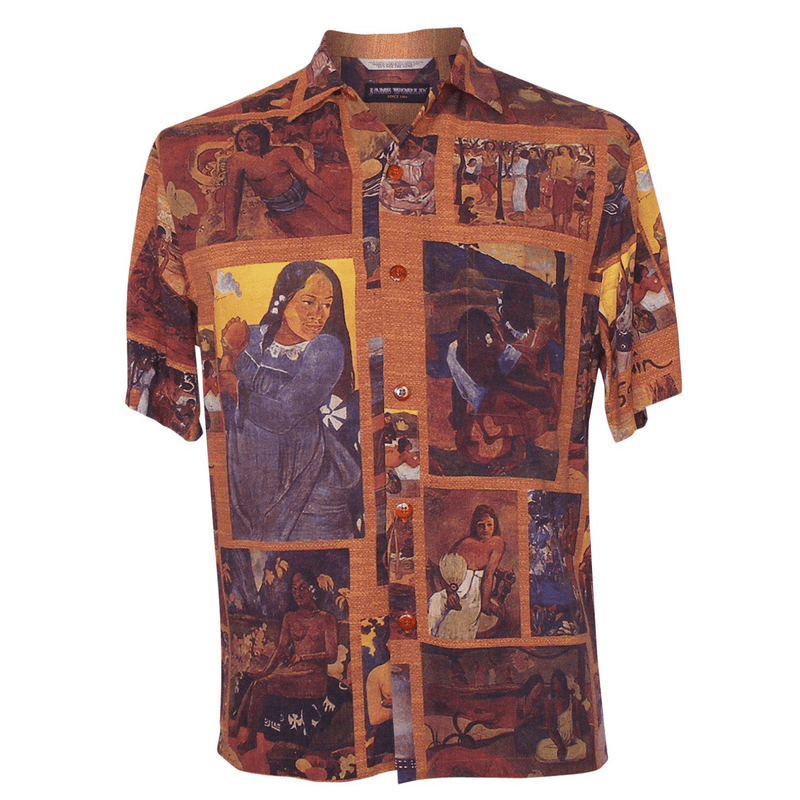 Men's Retro Shirt - Gauguin- jamsworld.com