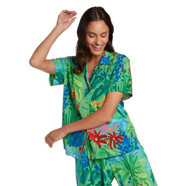 Print Top Sea Flower