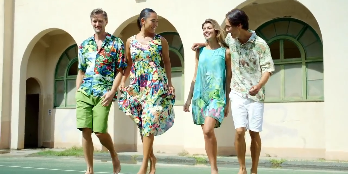 Jams World Dress: Authentic Hawaiian Style & Hand-Painted Art Prints