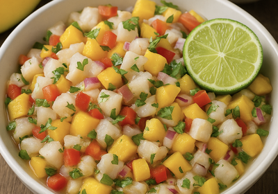 Tropical Ceviche with Mango & Lime: The Perfect No-Cook Summer Appetizer