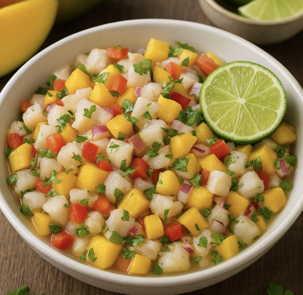 Tropical Ceviche with Mango & Lime: The Perfect No-Cook Summer Appetizer