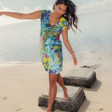 Sherry Dress - Rain Tropic