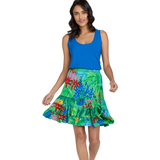 Falda Hattie - Flor de mar