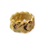 Bracelet Kiannah en noix de tagua - Vert olive