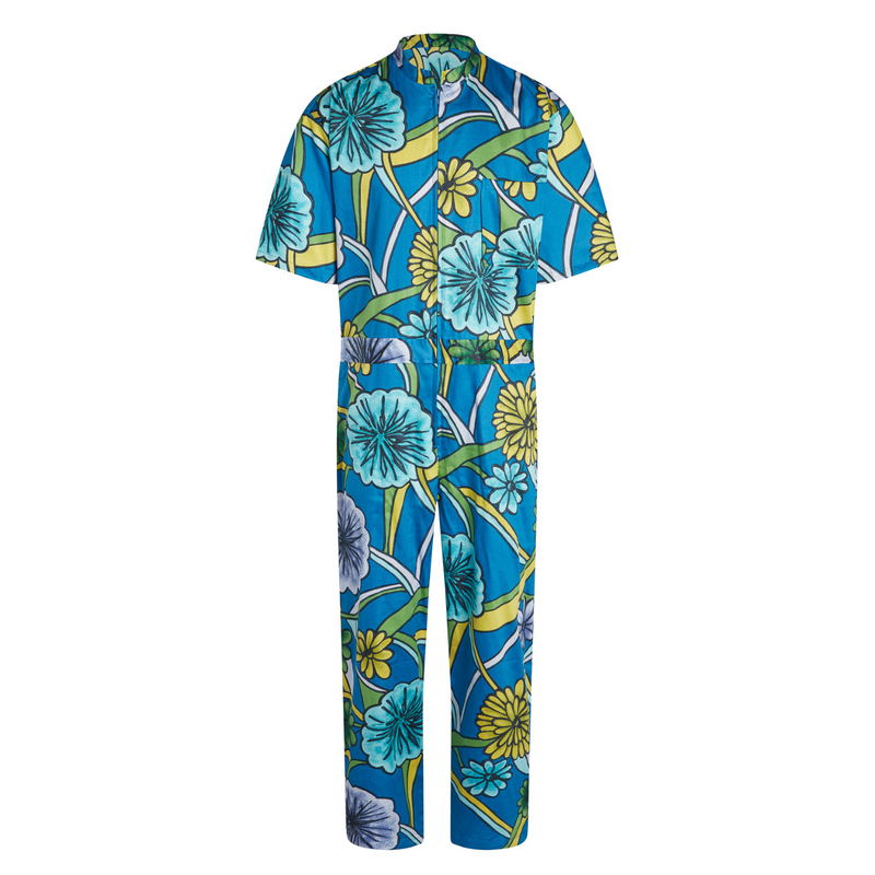 Surf Line Hawaii Vintage Mechanic Suit - Laguna Blue