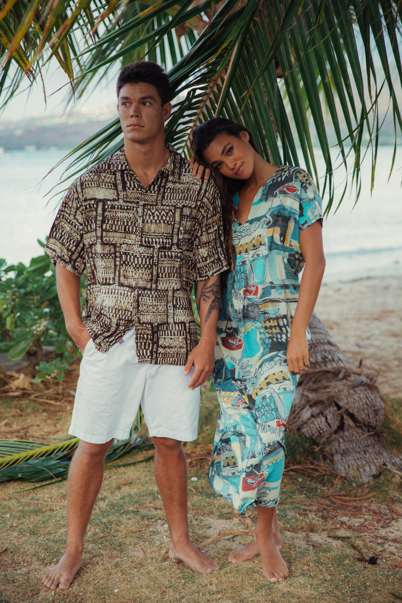 Casablanca Dress Visage Turquoise