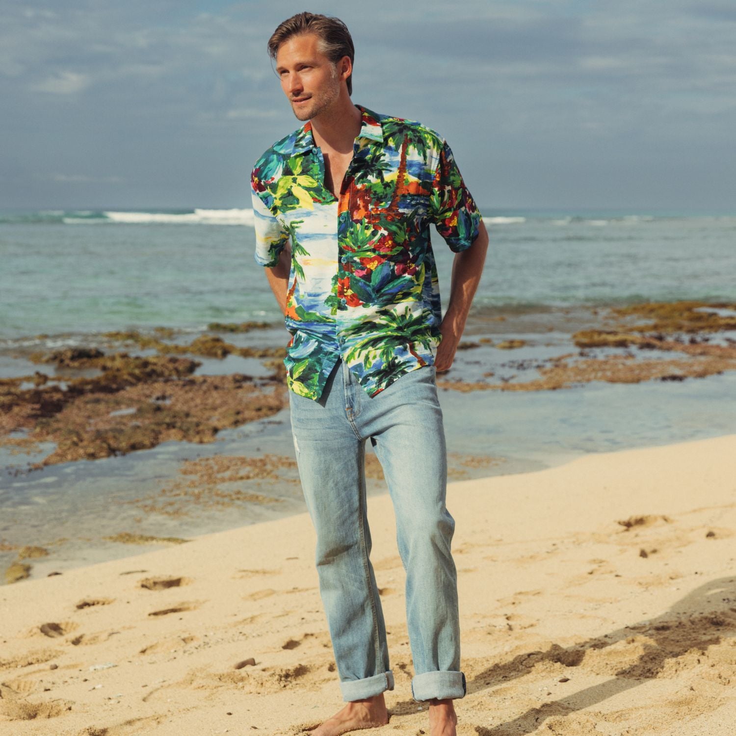 Men's Retro Shirt - Palm Villa