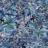 Chemise rétro homme - Bleu de l'île Honu