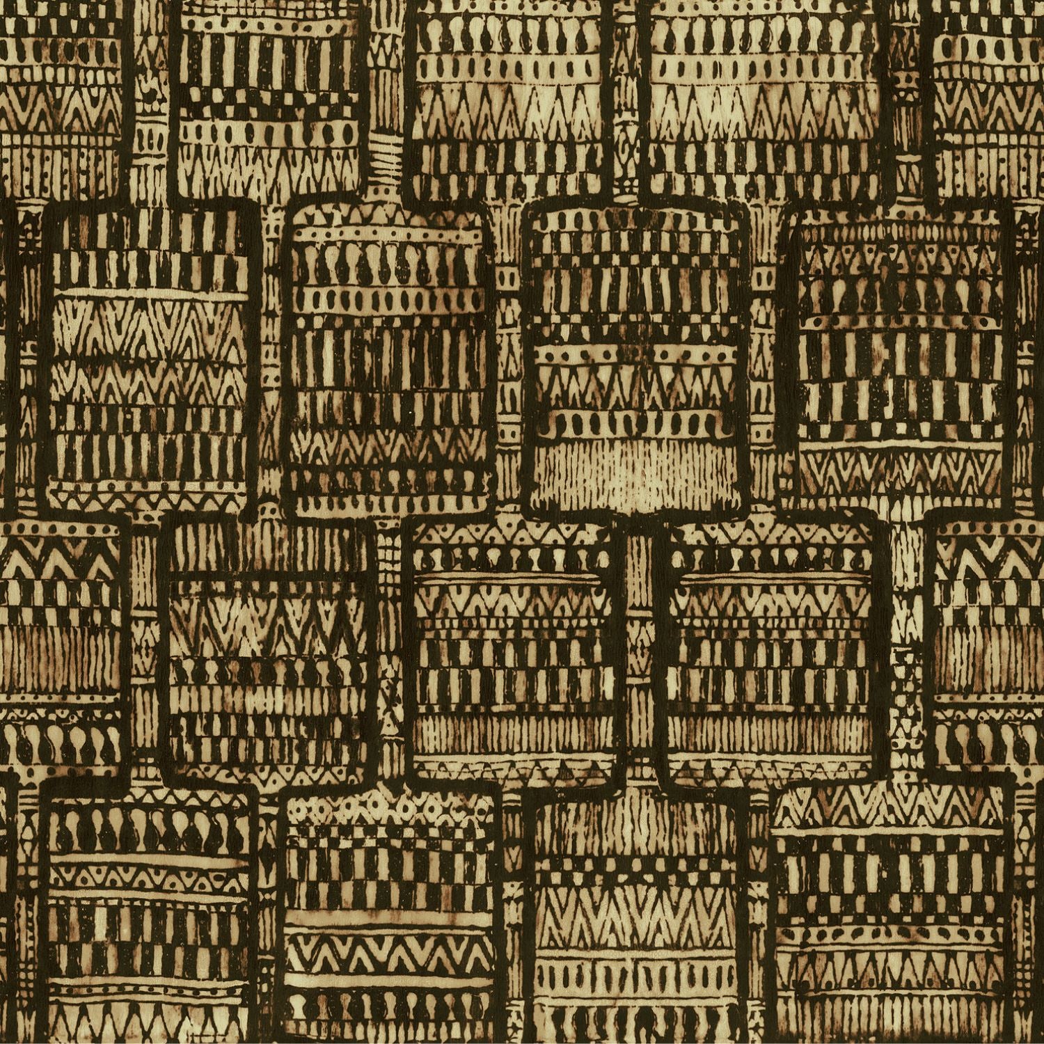Chemise rétro Aloha pour hommes - Kahili Brown