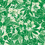 Men's Retro Aloha Shirt - Koa Green