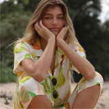 Haut imprimé - D'anjou