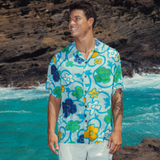 Men's Retro Aloha Shirt - Gimlet