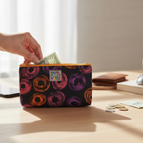 Bolsa con cremallera forrada Go-To de Jams World: donas de neón