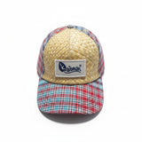 Kaloman Cotton & Lauhala Cap - Plaid