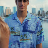 Men's Retro Aloha Shirt - Catamaran
