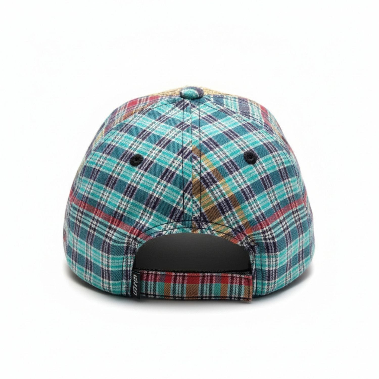 Kaloman Cotton & Lauhala Cap - Plaid