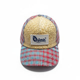 Kaloman Cotton & Lauhala Cap - Plaid
