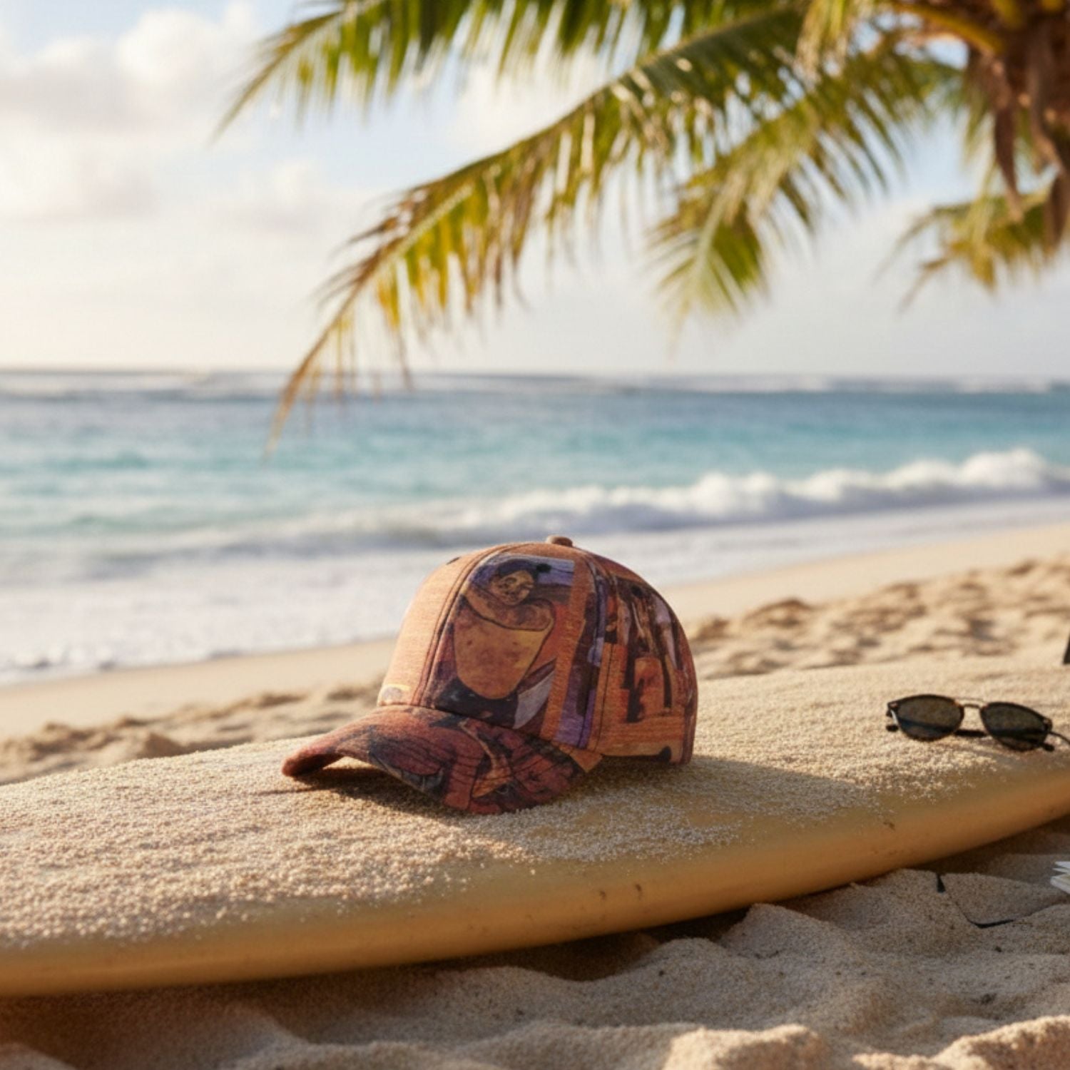 Jams World Rayon Cap With Back Embro Patch - Gauguin