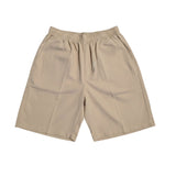 Beige shorts on a white background