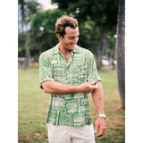 Camisa Retro Hombre - Verde Kahili